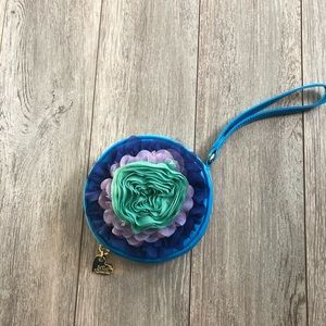 Betsey Johnson flower wristlet